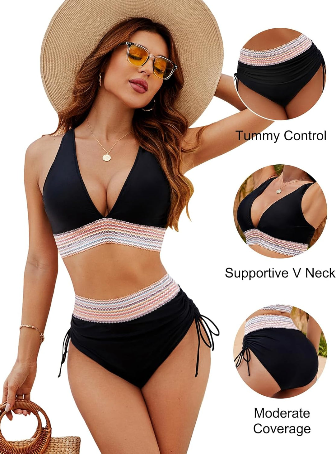 Noah High-Waist Bikini