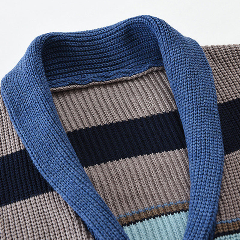 Margaret Colorful Knit Cardigan with Character