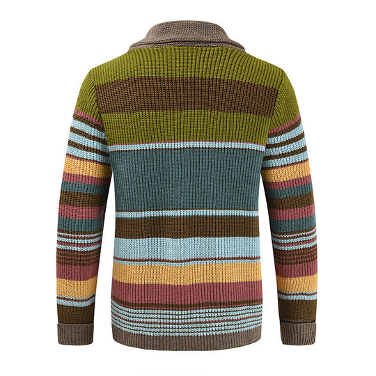 Margaret Colorful Knit Cardigan with Character