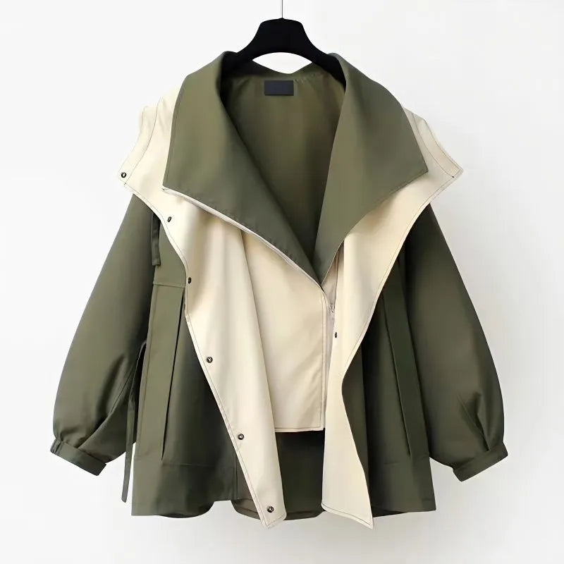 Emma Elegant Weatherproof Windbreaker