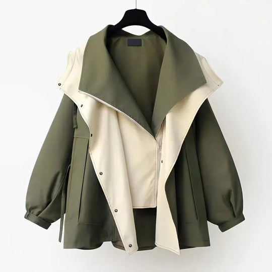 Emma Elegant Weatherproof Windbreaker