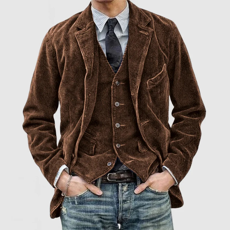 Florian Corduroy Blazer & Vest