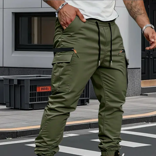 Alan Cargo Stretch Jogger Pants