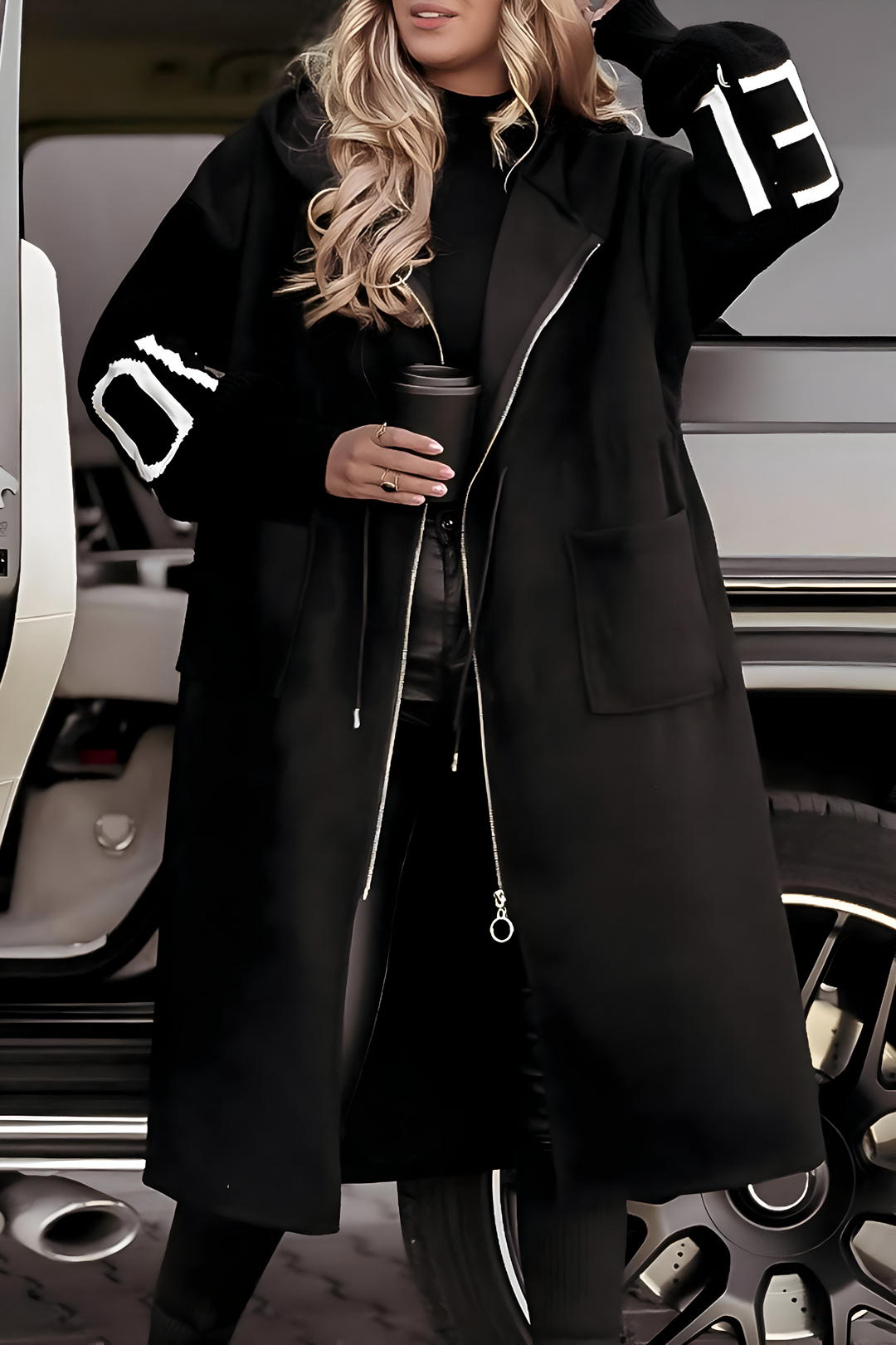 Megan Elegant Hooded Winter Coat