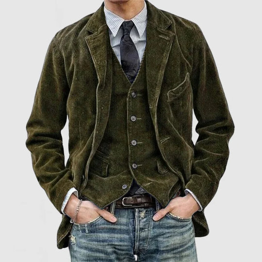 Florian Corduroy Blazer & Vest
