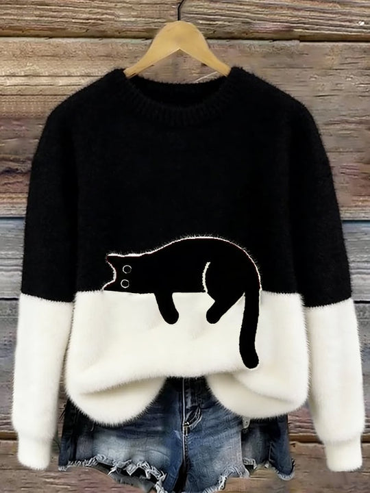 Carol Casual Cat Sweater