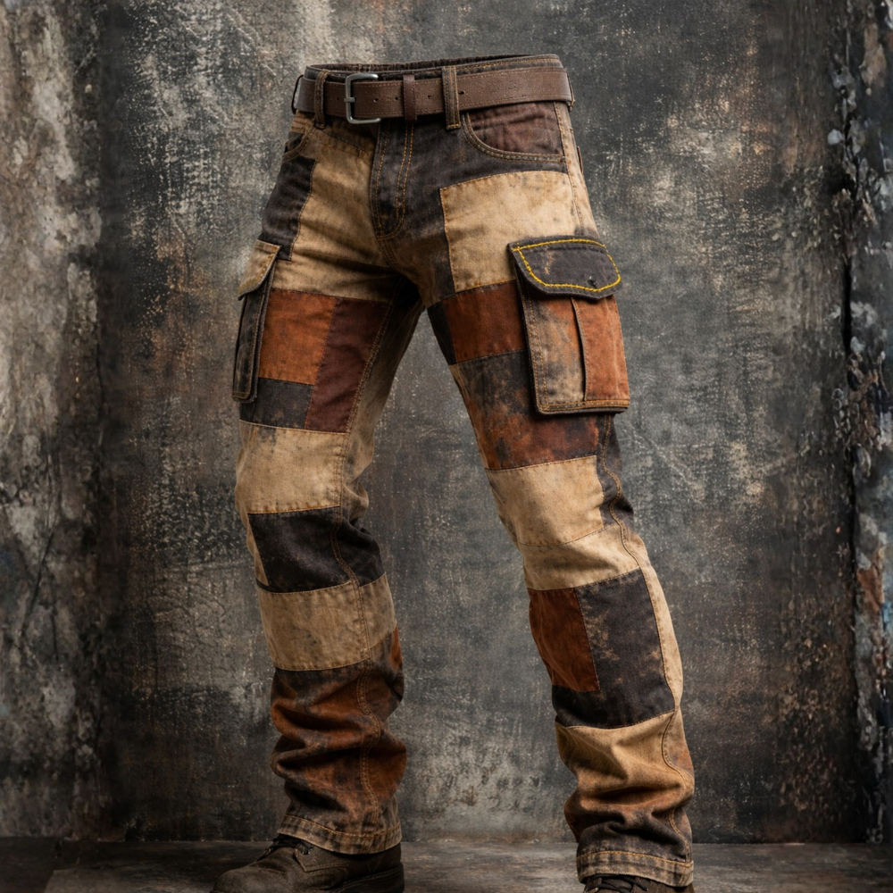 Evan Men’s Patchwork Cargo Pants