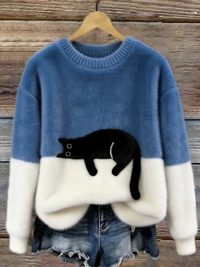 Carol Casual Cat Sweater