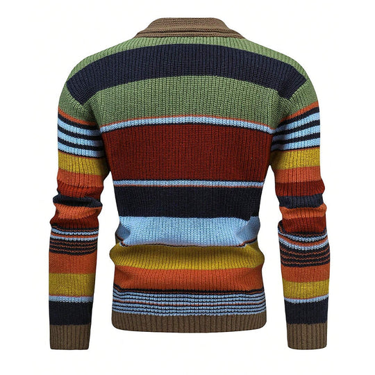 Margaret Colorful Knit Cardigan with Character