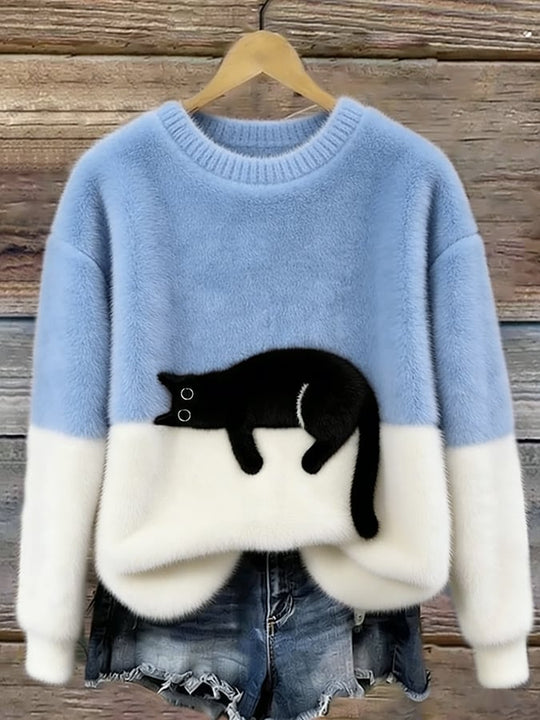 Carol Casual Cat Sweater