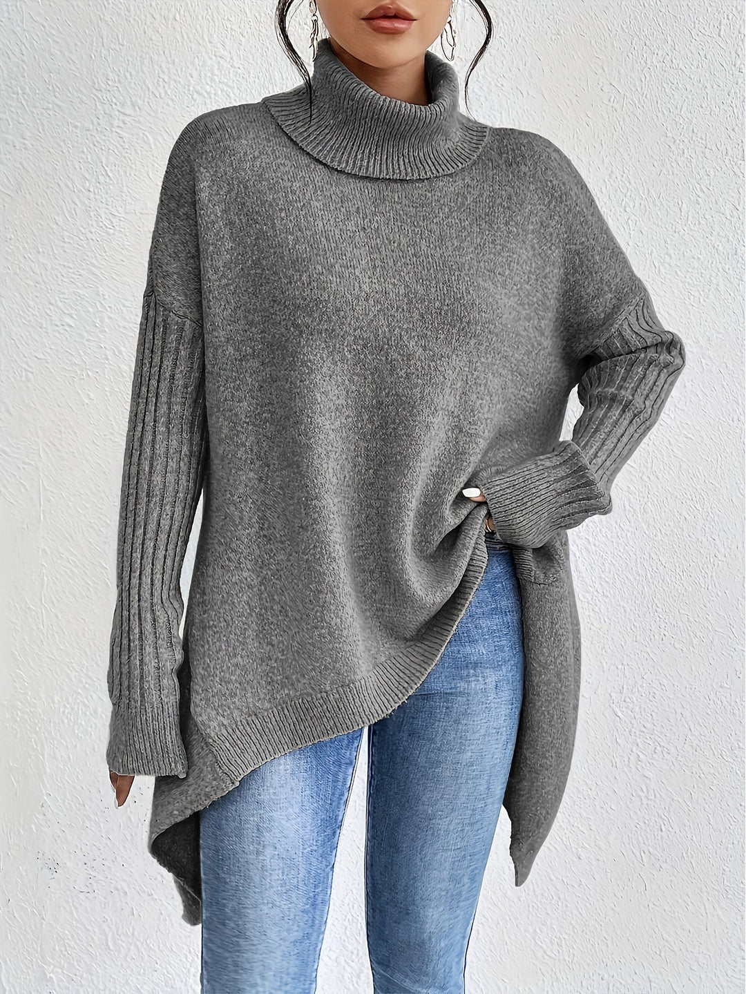 Ava Oversized Turtleneck Sweater