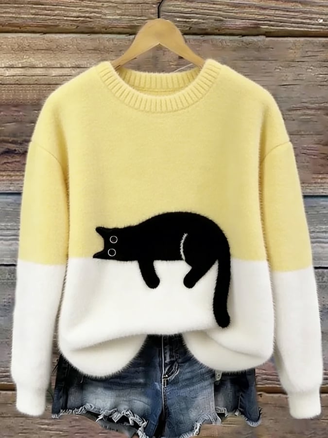Carol Casual Cat Sweater