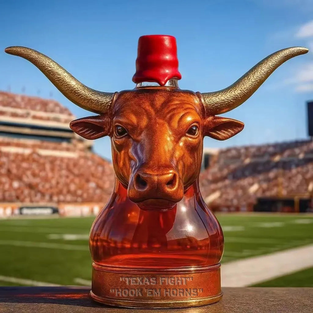 Texas Longhorns football - Whisky Decanter