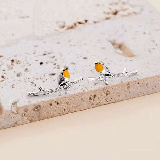 Robin Birds Earrings