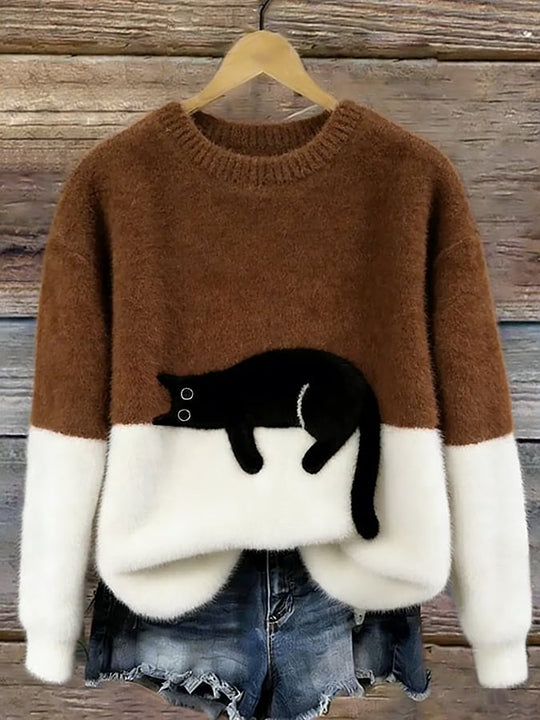 Carol Casual Cat Sweater