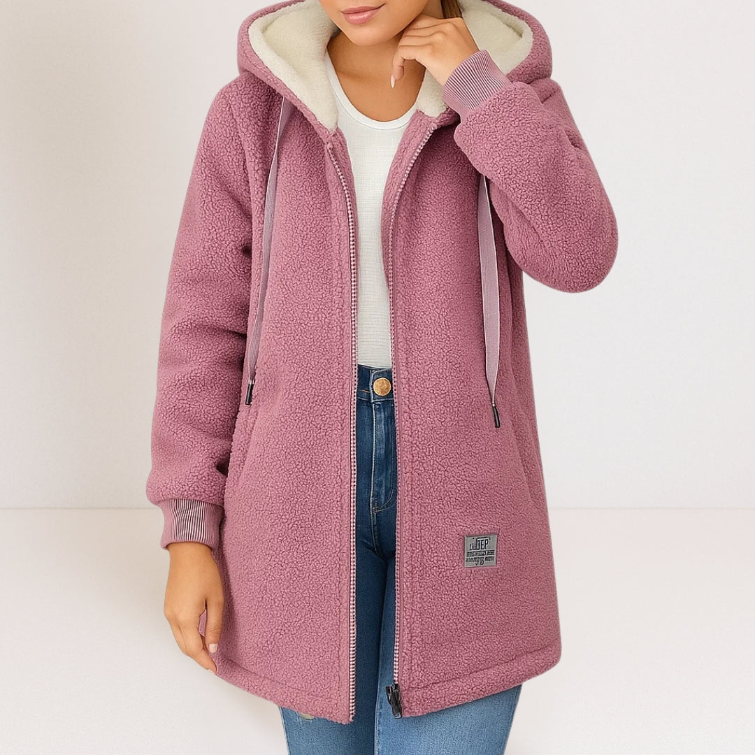 Alyson Cozy Fleece Jacket for Effortless Warmth