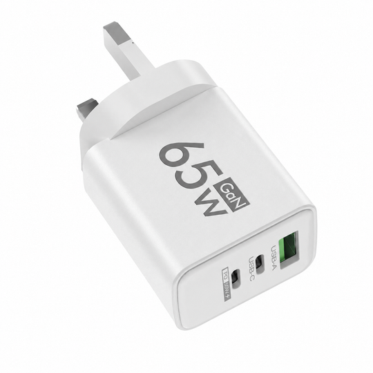 65W Fast Charger with 3 Ports