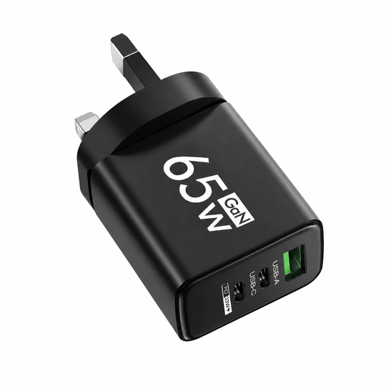65W Fast Charger with 3 Ports