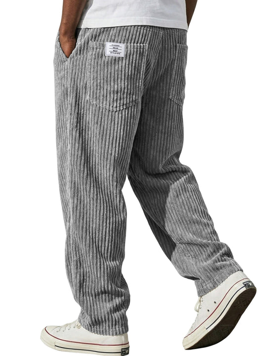 Gareth Vintage-Inspired Corduroy Trousers
