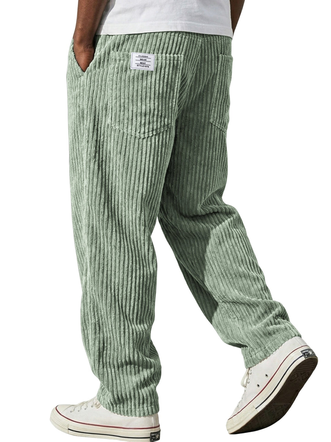 Gareth Vintage-Inspired Corduroy Trousers