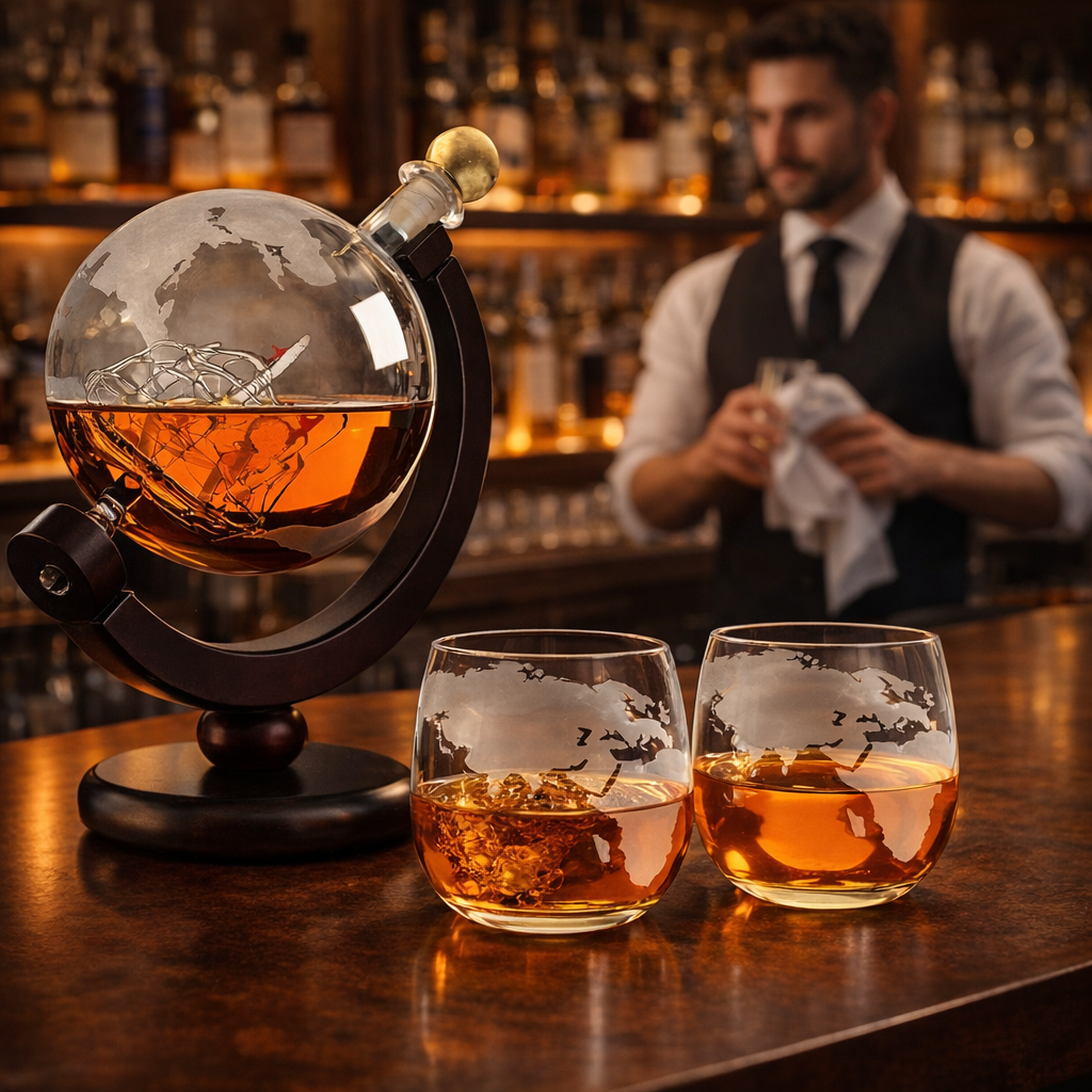 World Map Edition - Whisky Decanter