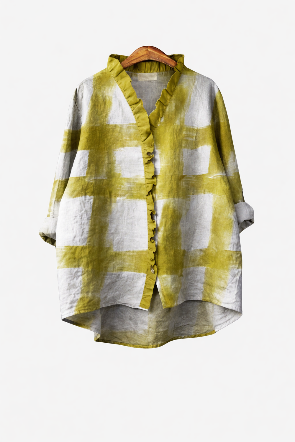 Elizabeth Elegant Linen Summer Blouse