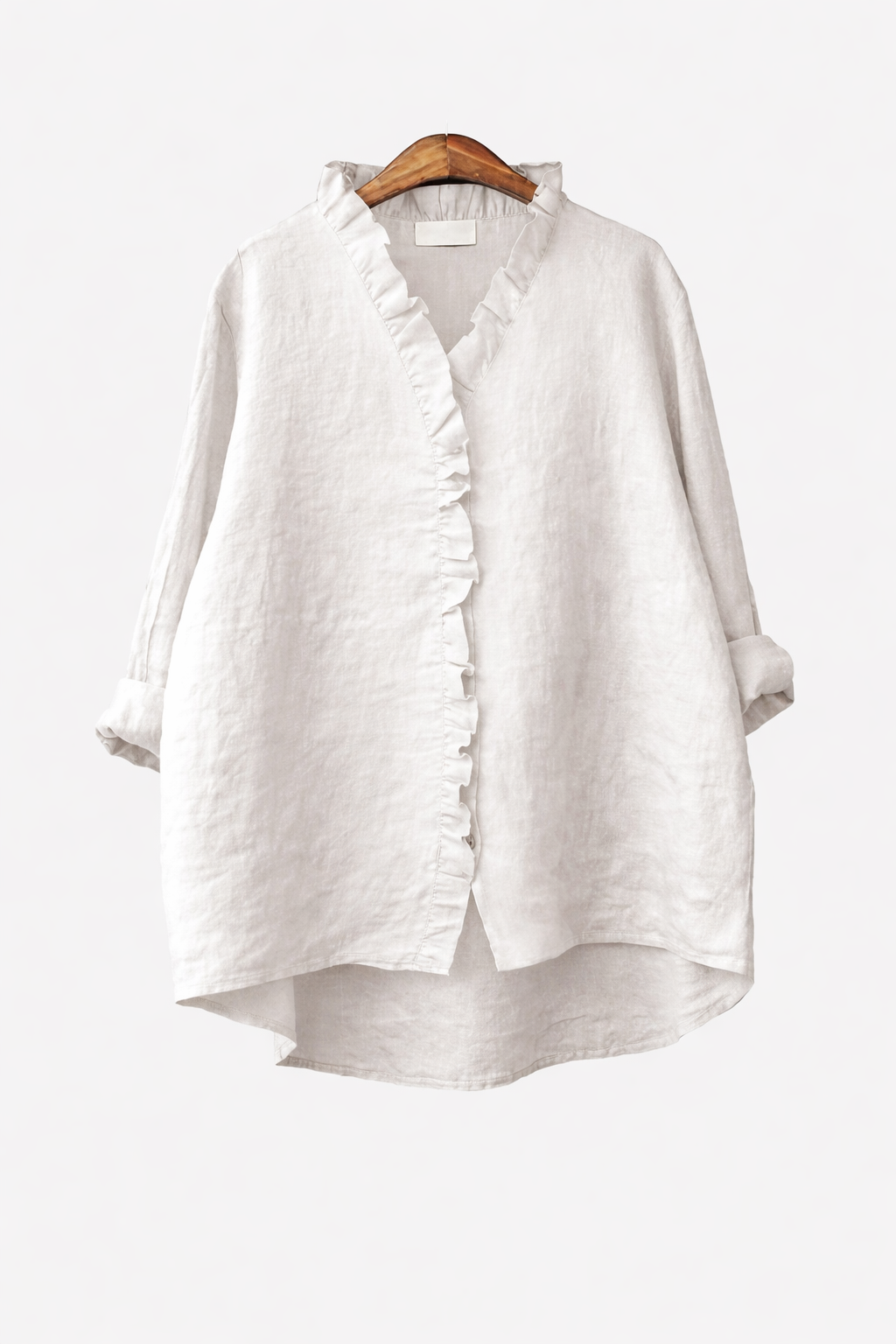 Elizabeth Elegant Linen Summer Blouse