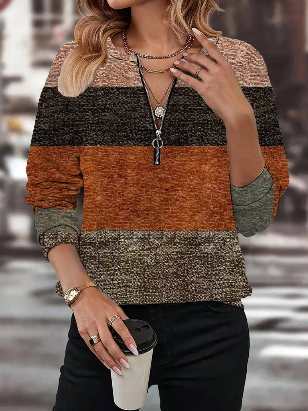 Marly Luxe Colorful top