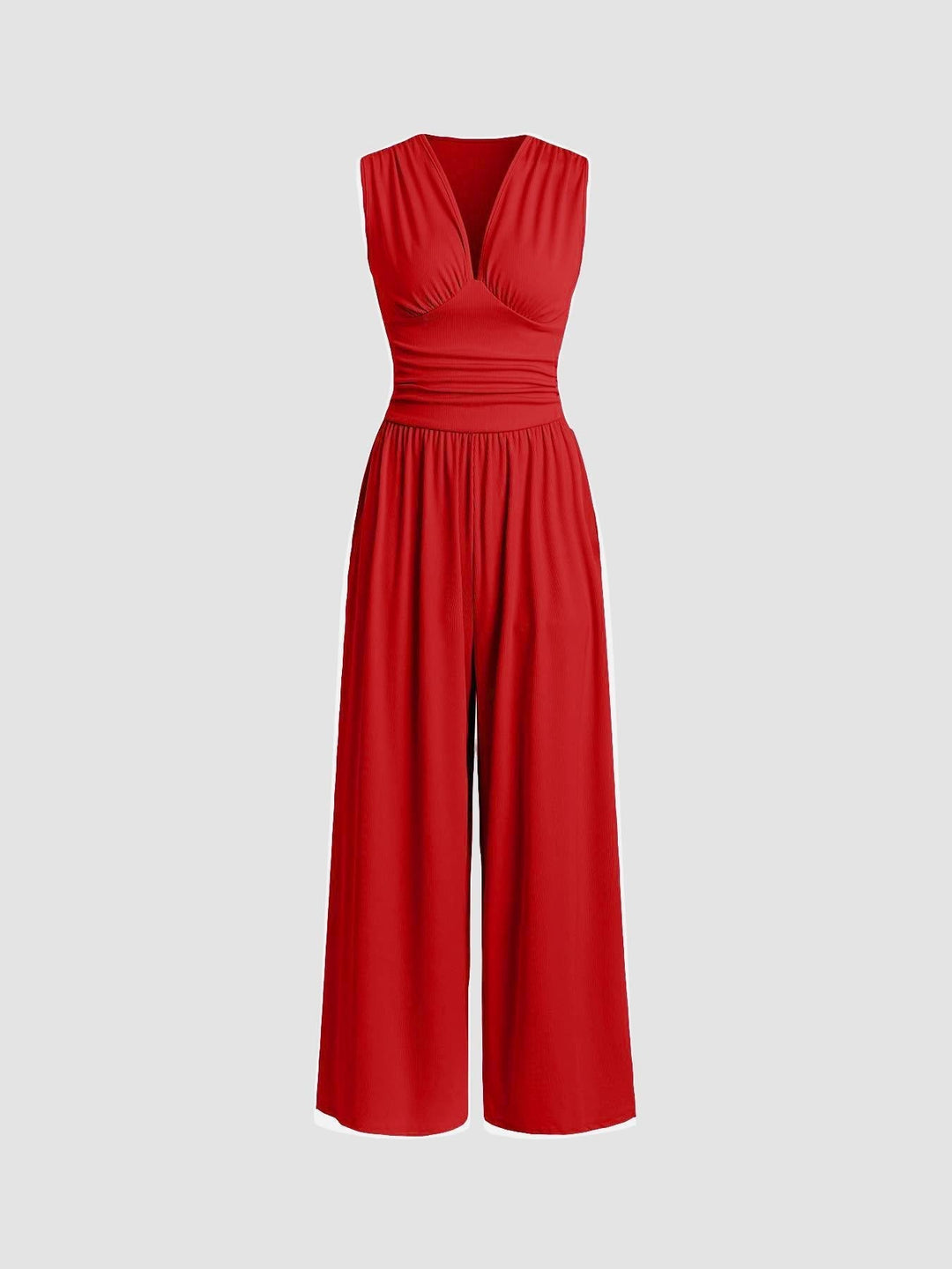 Robyn Chic Sleeveless Wide-Leg Jumpsuit