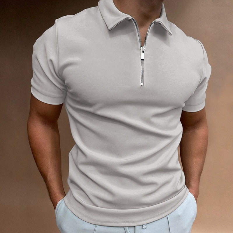 Jacco Zip-Up Polo Shirt