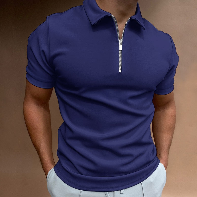 Jacco Zip-Up Polo Shirt