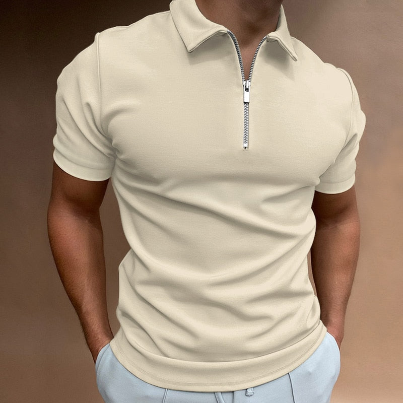 Jacco Zip-Up Polo Shirt