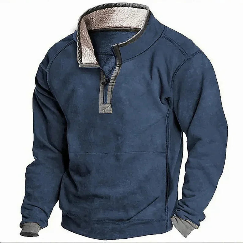 Mason Casual Fleece Zip-Up Pullover