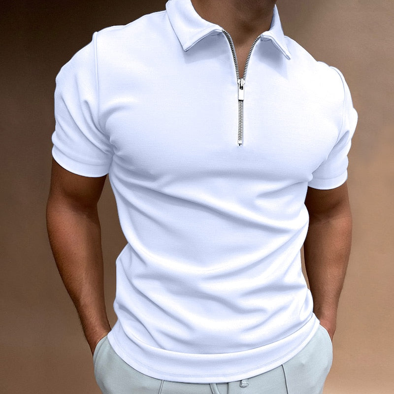 Jacco Zip-Up Polo Shirt