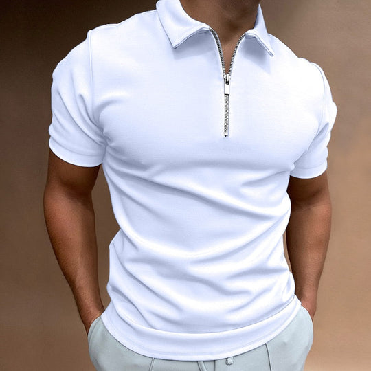 Jacco Zip-Up Polo Shirt