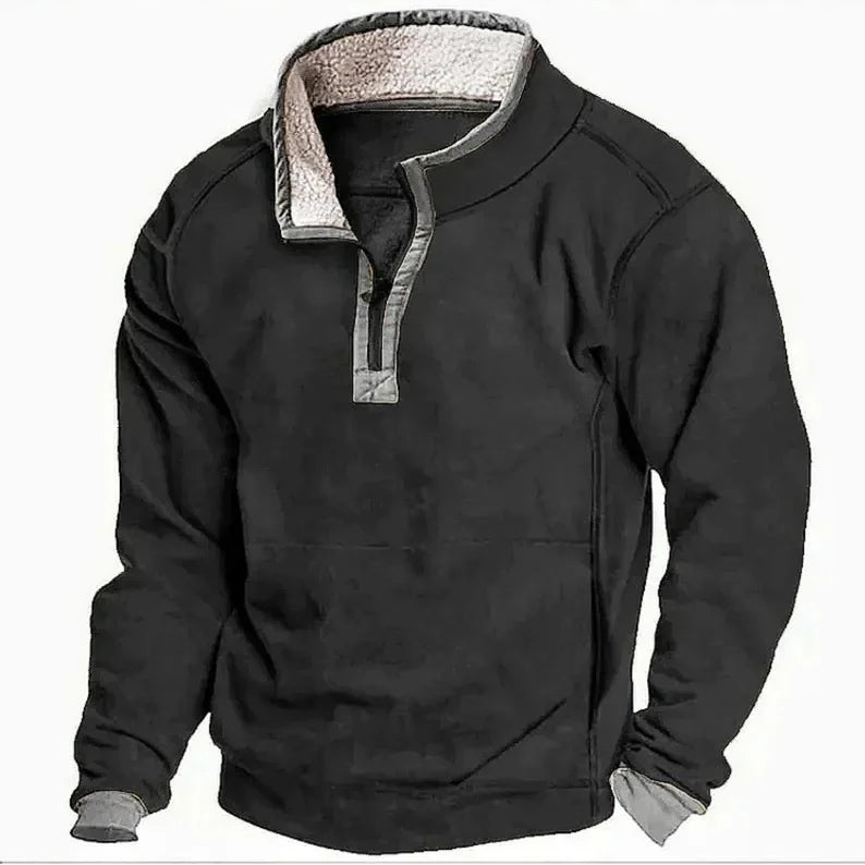 Mason Casual Fleece Zip-Up Pullover