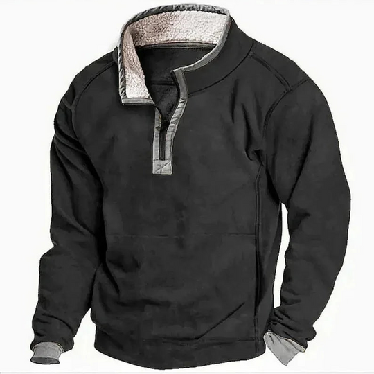 Mason Casual Fleece Zip-Up Pullover