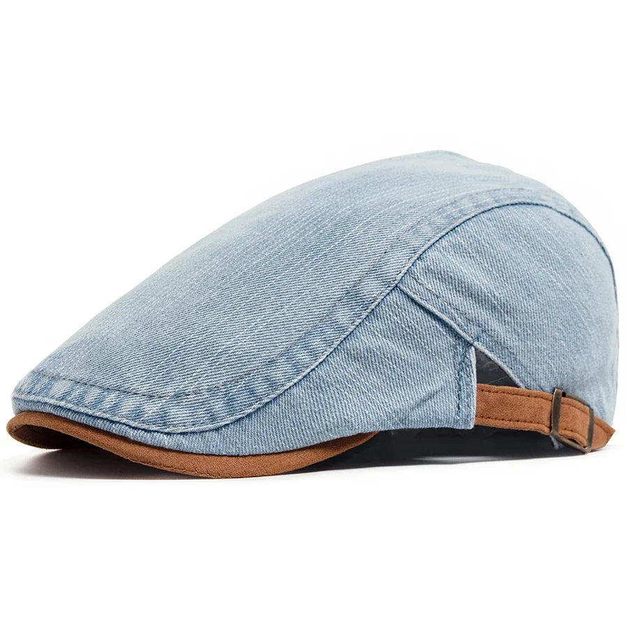 Tommy Premium Denim Newsboy Cap