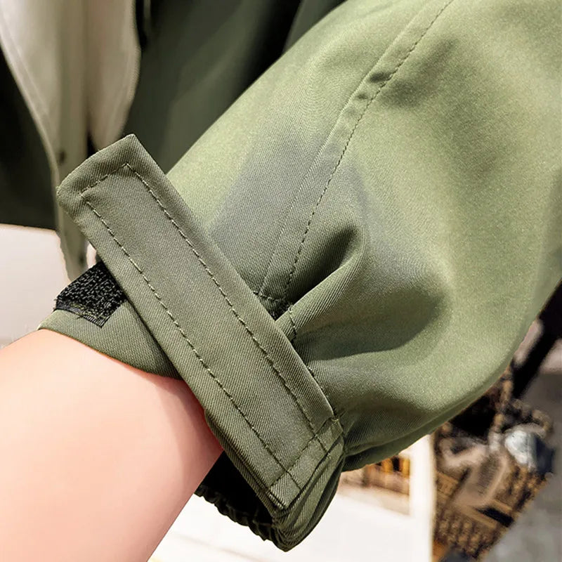 Emma Elegant Weatherproof Windbreaker