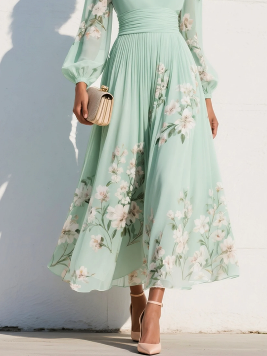 Cathy Floral Midi Dress