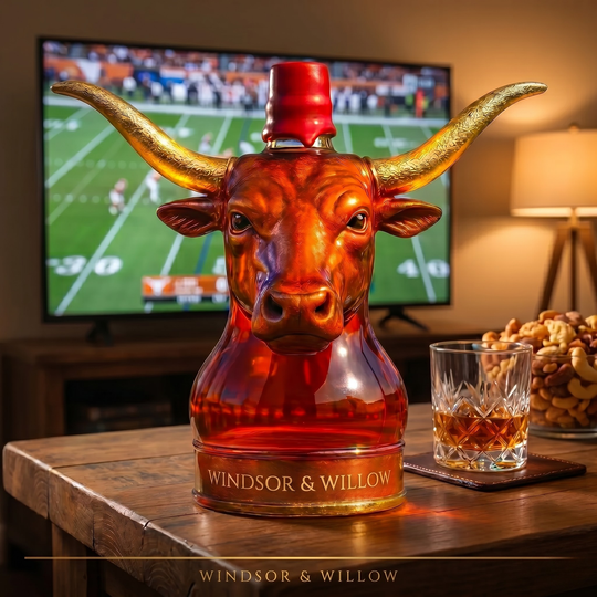 Texas Longhorns football - Whisky Decanter