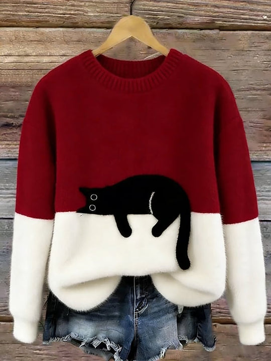 Carol Casual Cat Sweater