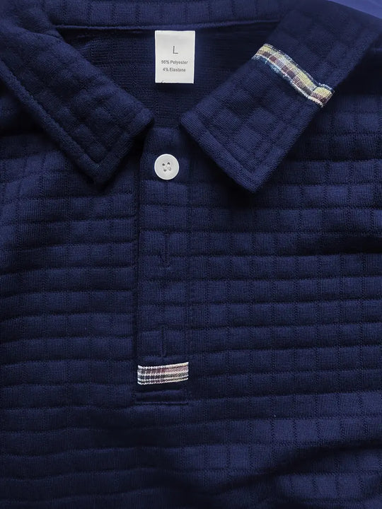 Steven Structured Fabric Polo