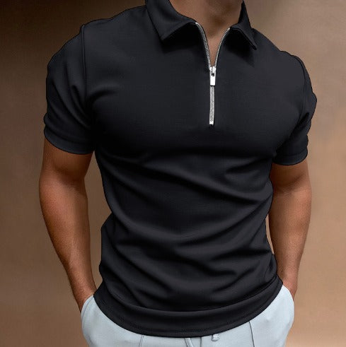 Jacco Zip-Up Polo Shirt