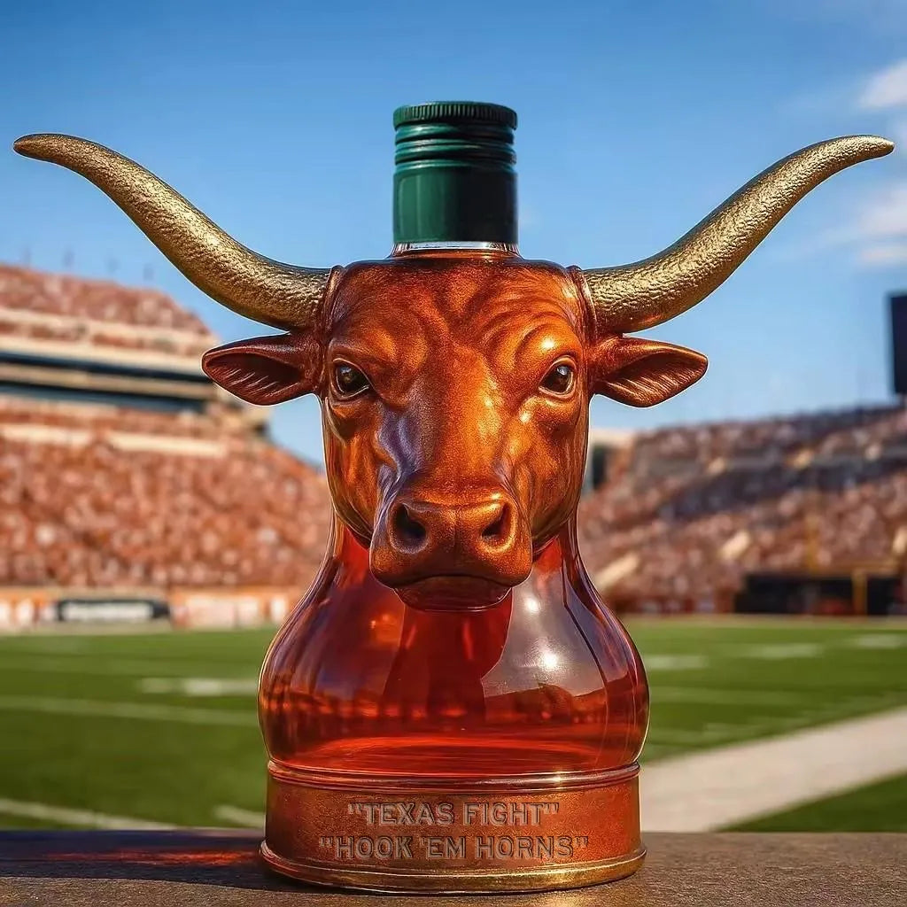 Texas Longhorns football - Whisky Decanter