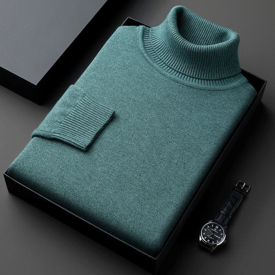 Colin Cashmere Turtleneck Sweater
