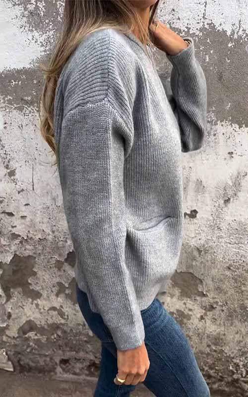 Eva Soft Knitted Zip Cardigan