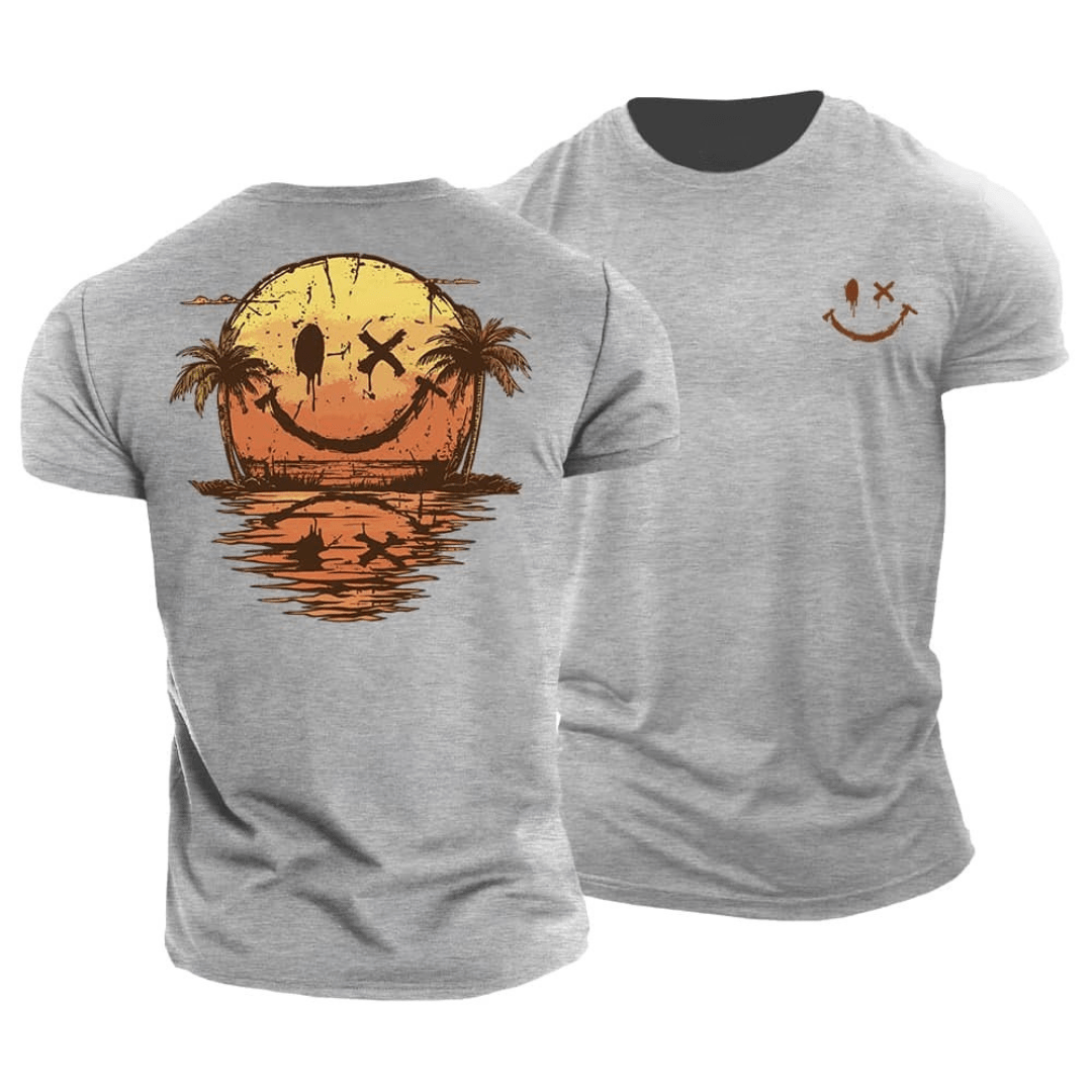 Kay Sunset Smiley Wave T-Shirt