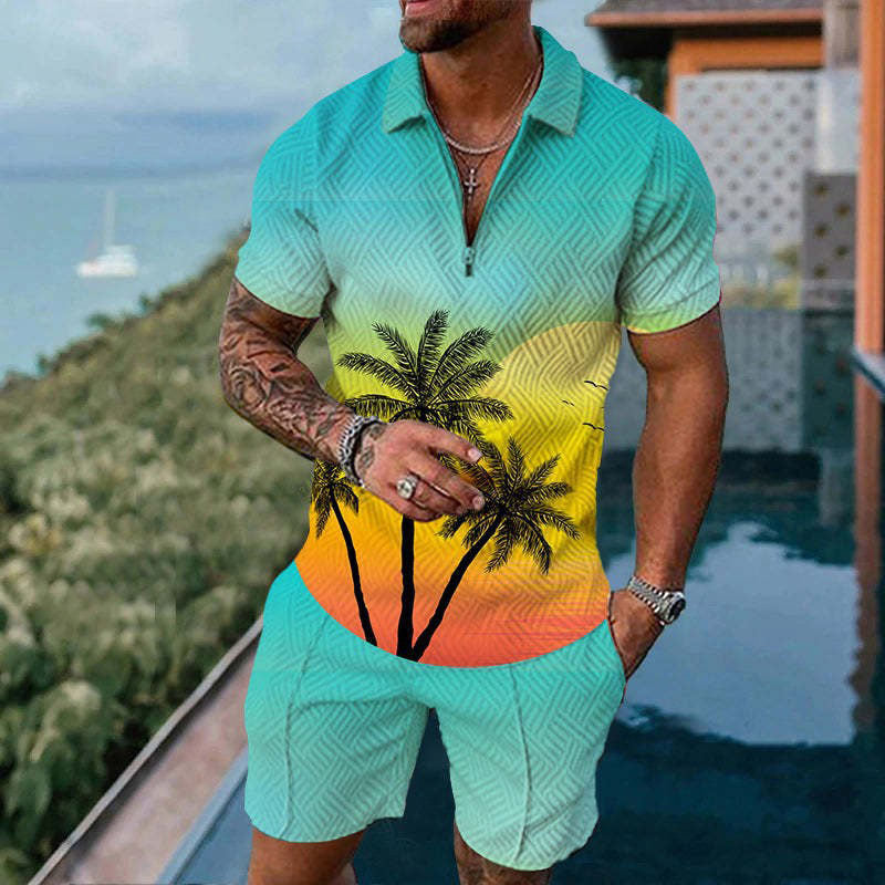 Liam Polo Shirt And Shorts Co-Ord