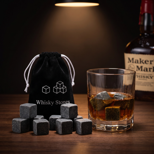 Premium Whisky Stones, Set of 9